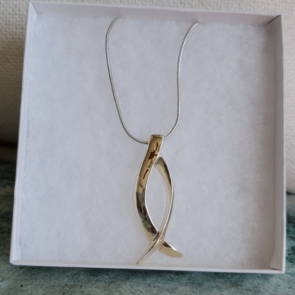 16" Silver Necklace with Pendant (2 for $15)